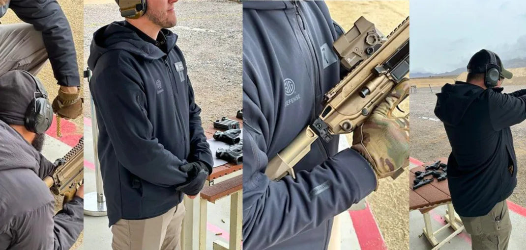 SIG SAUER SHOWCASES THE TOMAHAWK PERFORMANCE INSTRUCTOR JACKET AT THE RANGE