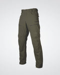 Green tactical pants on a white background