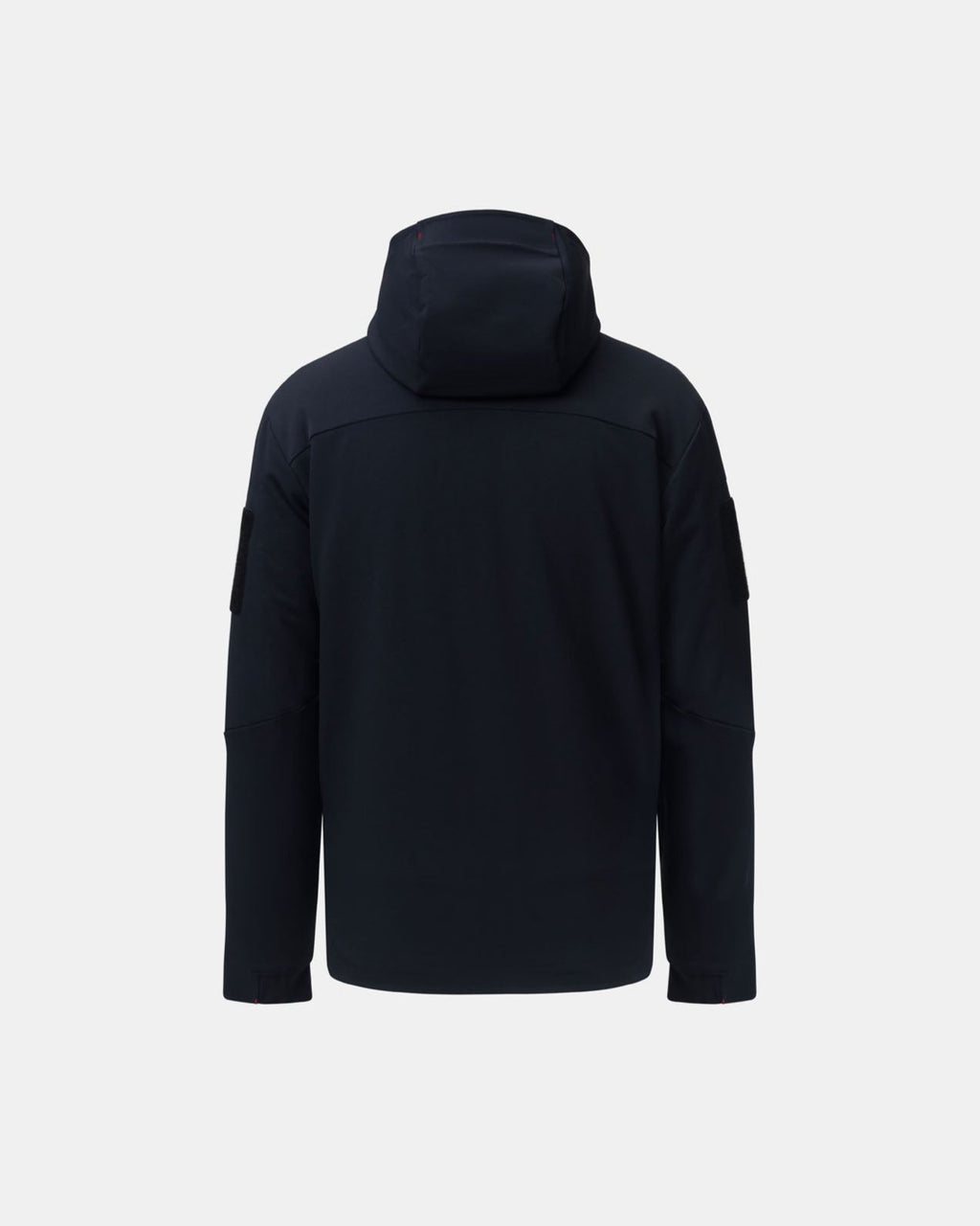 On form back photo of the Tomahawk Performance Instructor Jacket, a tactical insulated softshell jacket, in Black.