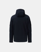 On form back photo of the Tomahawk Performance Instructor Jacket, a tactical insulated softshell jacket, in Black.