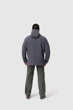 Back photo of the Tomahawk Performance Instructor Jacket, a tactical cold weather insulated jacket, in the Urban Gray color way.
