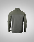 Back photo of the Tomahawk Performance CW / Combat Top, a tactical cold weather insulated layer, in Ranger Green.