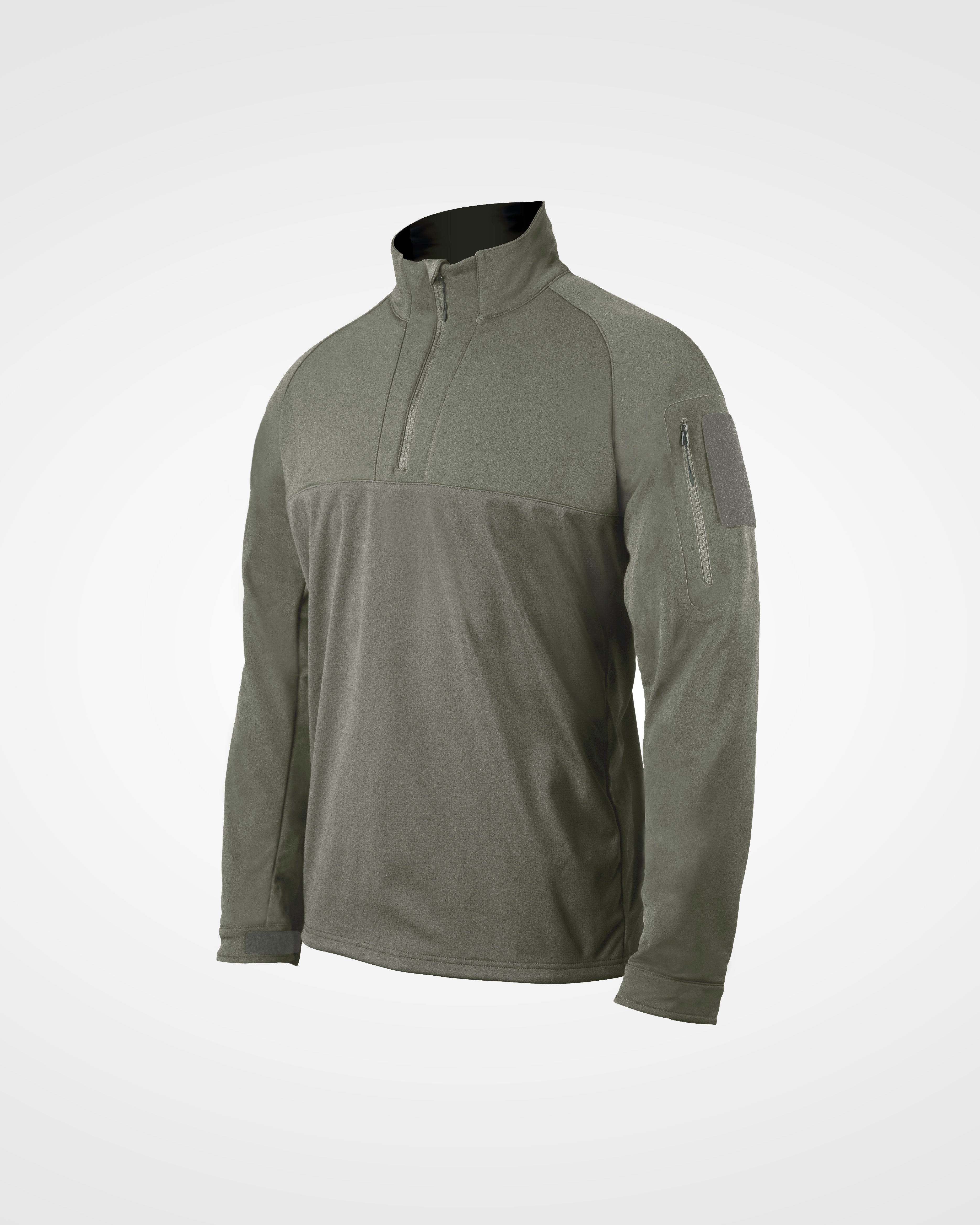 Frontal photo of the Tomahawk Performance Cold Weather Combat Top, an insulated tactical base- or mid-layer.